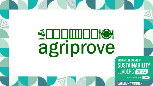 AgriProve Named AFR Sustainability Leaders Winner in Agriculture and Environment Recognising Innovative Technology that Delivers Rapid Results