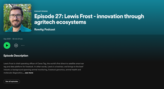 Episode 27: Lewis Frost- innovation through agritech ecosystems