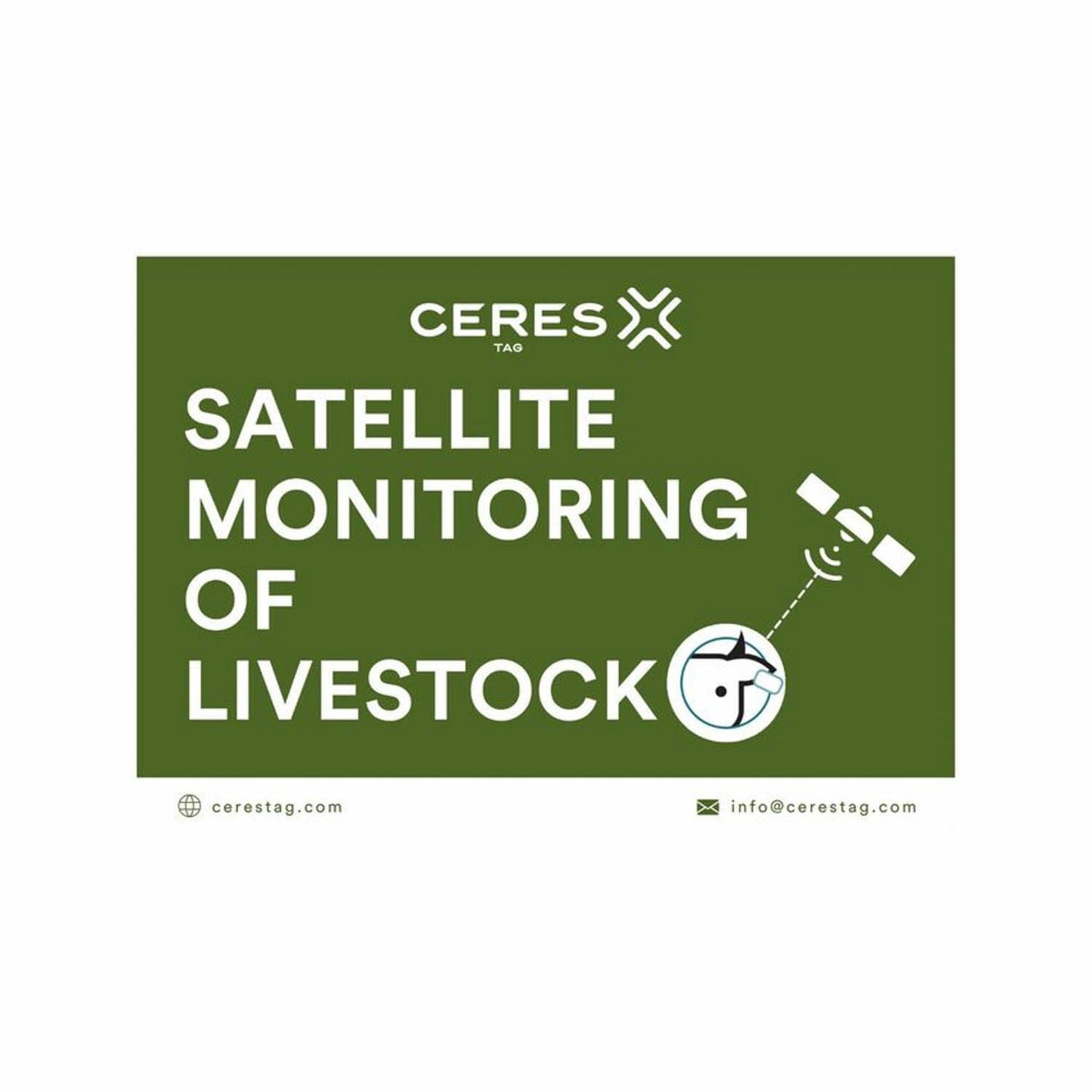 Satellite Monitoring Sign